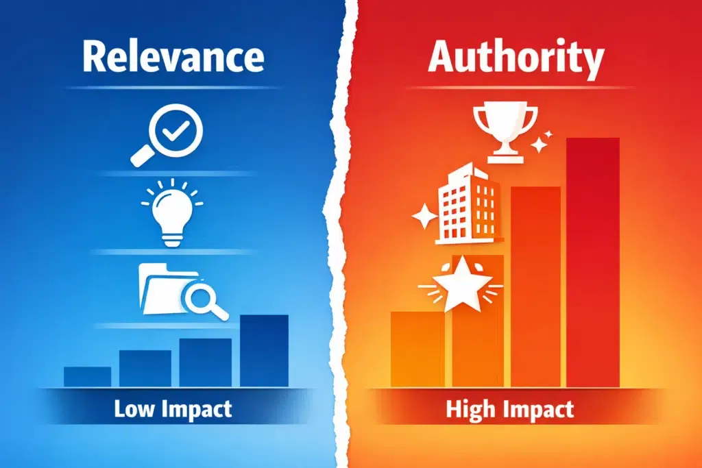 Topical Relevance vs Authority Backlinks